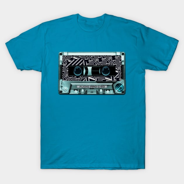 Plaid Cassette T-Shirt by Big Tees